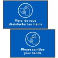 Social Distancing Floor Mat (60 x 95cm) "Please sanitise your hands"