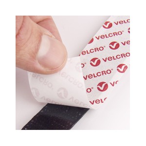 VELCRO® Brand PS14 Self Adhesive Black White HOOK ONLY Strips Tapes 